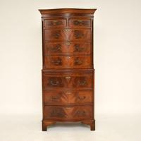 Antique Georgian Style Mahogany Serpentine Fronted Chest on Chest (2 of 10) Antique Georgian Style Mahogany Serpentine Fronted Chest on Chest (2 of 10)