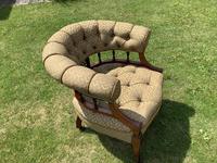 Late Mahogany Victorian Tub / Occasional Chair (4 of 4) Late Mahogany Victorian Tub / Occasional Chair (4 of 4)