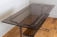 Rare Chrome & Smoked Glass Pieff Eleganza Breakfast Bar & 2 Stools (11 of 15) Rare Chrome & Smoked Glass Pieff Eleganza Breakfast Bar & 2 Stools (11 of 15)