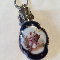 Antique Porcelain Chatelaine Scent Bottle (3 of 5) Antique Porcelain Chatelaine Scent Bottle (3 of 5)