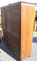 1940s Walnut 3 Door Wardrobe with Inlay Detailing. (3 of 7) 1940s Walnut 3 Door Wardrobe with Inlay Detailing. (3 of 7)