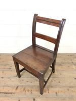 Set of Six Welsh Oak Farmhouse Kitchen Chairs with Bar Backs (5 of 9) Set of Six Welsh Oak Farmhouse Kitchen Chairs with Bar Backs (5 of 9)