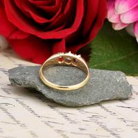The Antique White Tipped Three Diamond Ring (6 of 6) The Antique White Tipped Three Diamond Ring (6 of 6)
