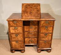 Queen Anne Walnut Estate Desk (1 of 11)