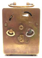 Antique Travelling Miniature Carriage Clock – Wonderful Dial Alarm Feature by Junghans (5 of 6) Antique Travelling Miniature Carriage Clock – Wonderful Dial Alarm Feature by Junghans (5 of 6)