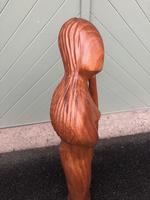 Unusual Carved Wooden Sculpture Faceless Lady (3 of 7) Unusual Carved Wooden Sculpture Faceless Lady (3 of 7)
