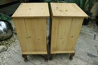 Beautiful & Unusual Old Pine Bedside Cabinets / Cupboards - We Deliver! (8 of 10) Beautiful & Unusual Old Pine Bedside Cabinets / Cupboards - We Deliver! (8 of 10)