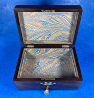 Victorian Rosewood Jewellery Box with Mother of Pearl & Abalone Escutcheons (14 of 14) Victorian Rosewood Jewellery Box with Mother of Pearl & Abalone Escutcheons (14 of 14)