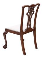 Set of 8 (6+2) mahogany dining chairs Georgian revival C1910 (4 of 11) Set of 8 (6+2) mahogany dining chairs Georgian revival C1910 (4 of 11)