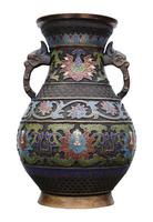 Late 19th Century quality Chinese bronze cloisonne vase (3 of 7) Late 19th Century quality Chinese bronze cloisonne vase (3 of 7)