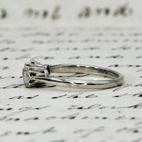 The Antique Old European Cut Three Diamond Ring (3 of 6) The Antique Old European Cut Three Diamond Ring (3 of 6)