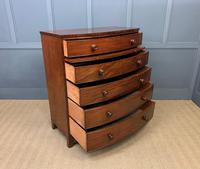 George IV Large Mahogany Bow Chest of Drawers (7 of 20) George IV Large Mahogany Bow Chest of Drawers (7 of 20)