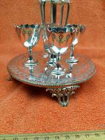 Antique Silver Plate 4 Piece Egg Cruet Set C1880's Cooper Brothers 656 (2 of 12) Antique Silver Plate 4 Piece Egg Cruet Set C1880's Cooper Brothers 656 (2 of 12)