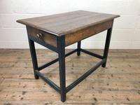 Antique Oak Side Table with Drawer (10 of 11) Antique Oak Side Table with Drawer (10 of 11)