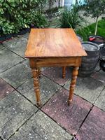 Antique 18th Century French Solid Fruitwood Rustic Side Table With Drawer (6 of 6) Antique 18th Century French Solid Fruitwood Rustic Side Table With Drawer (6 of 6)