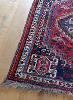 Vintage Persian Handmade Rug with a Vibrant Red & Blue Ground (6 of 8) Vintage Persian Handmade Rug with a Vibrant Red & Blue Ground (6 of 8)