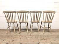 Set of Four Antique Farmhouse Dining Chairs (8 of 8) Set of Four Antique Farmhouse Dining Chairs (8 of 8)
