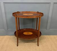 Edwardian Inlaid Mahogany 2 Tier Table (2 of 10) Edwardian Inlaid Mahogany 2 Tier Table (2 of 10)