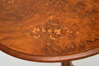 Antique Victorian Inlaid Burr Walnut Side Table (8 of 8) Antique Victorian Inlaid Burr Walnut Side Table (8 of 8)