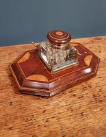 Antique Sheraton Inlaid Mahogany Pen & Ink Stand (2 of 4) Antique Sheraton Inlaid Mahogany Pen & Ink Stand (2 of 4)