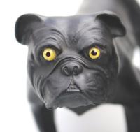 Ernest Light : A Scarce Wedgwood Black Basalt Bulldog C.1913+ (3 of 10) Ernest Light : A Scarce Wedgwood Black Basalt Bulldog C.1913+ (3 of 10)