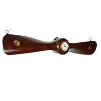 French Mahogany Propeller Barometer (2 of 7) French Mahogany Propeller Barometer (2 of 7)