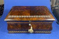William IV Flame Mahogany Jewellery Box (17 of 20) William IV Flame Mahogany Jewellery Box (17 of 20)