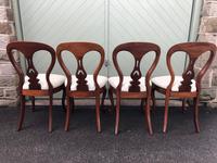 Antique Set of 4 Mahogany Balloon Back Dining Chairs (9 of 11) Antique Set of 4 Mahogany Balloon Back Dining Chairs (9 of 11)
