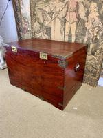 19th C Brass Bound Campaign Style Chest (5 of 8) 19th C Brass Bound Campaign Style Chest (5 of 8)