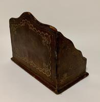 Antique Leather Desktop Letter Rack (8 of 11) Antique Leather Desktop Letter Rack (8 of 11)