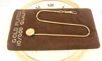 Vintage Pocket Watch Chain 1970s 12ct Gold Plated with Ornate Button Fob Nos (5 of 11) Vintage Pocket Watch Chain 1970s 12ct Gold Plated with Ornate Button Fob Nos (5 of 11)