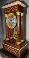 French Rosewwod Portico Clock Complete with Dome & Stand (8 of 9) French Rosewwod Portico Clock Complete with Dome & Stand (8 of 9)