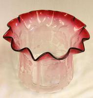 Antique Victorian Cranberry Oil Lamp (3 of 9) Antique Victorian Cranberry Oil Lamp (3 of 9)