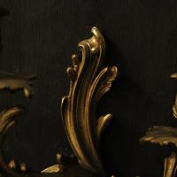 French Pair of Bronze Antique Wall Sconces (8 of 10) French Pair of Bronze Antique Wall Sconces (8 of 10)