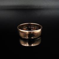 Antique Edwardian 9ct 9K Rose Gold Plain Stacking Wedding Band Ring (7 of 8) Antique Edwardian 9ct 9K Rose Gold Plain Stacking Wedding Band Ring (7 of 8)