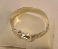 Vintage Silver Buckle Bangle 1977 Ornate Silver Bracelet 7" Length 34.9 Grams (10 of 12) Vintage Silver Buckle Bangle 1977 Ornate Silver Bracelet 7" Length 34.9 Grams (10 of 12)