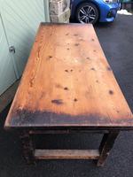 Unusual Antique Pine Baker Preparation Table (3 of 11) Unusual Antique Pine Baker Preparation Table (3 of 11)