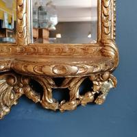 Antique Regency style triple fronted Giltwood Mirror with shelf (3 of 9) Antique Regency style triple fronted Giltwood Mirror with shelf (3 of 9)