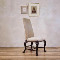 18th Century Ebonised & Upholstered Queen Anne Side Chair (13 of 13) 18th Century Ebonised & Upholstered Queen Anne Side Chair (13 of 13)