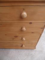 Lovely Victorian Antique Pine Waxed 5 Drawer Chest of Drawers (7 of 11) Lovely Victorian Antique Pine Waxed 5 Drawer Chest of Drawers (7 of 11)