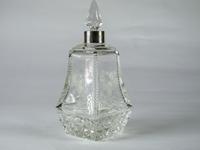 Antique Cut Glass & Silver Perfume Bottle (3 of 5) Antique Cut Glass & Silver Perfume Bottle (3 of 5)