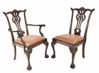 Set of Chippendale Dining Chairs Mahogany Antique 1890 Ball Claw (5 of 9) Set of Chippendale Dining Chairs Mahogany Antique 1890 Ball Claw (5 of 9)