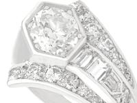 3.24ct Diamond & Platinum Cocktail Ring - Art Deco c.1935 (3 of 9) 3.24ct Diamond & Platinum Cocktail Ring - Art Deco c.1935 (3 of 9)