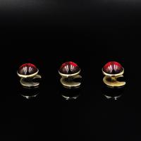 Antique Boxed Cabochon Red Glass Gold Gilt Cuff Collar Studs (7 of 9) Antique Boxed Cabochon Red Glass Gold Gilt Cuff Collar Studs (7 of 9)