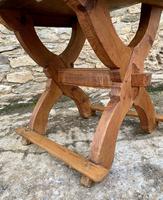 Antique Swedish Pine X-frame Trestle Table (17 of 21) Antique Swedish Pine X-frame Trestle Table (17 of 21)
