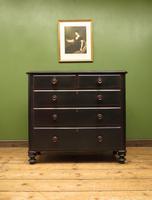 Antique Painted Black Chest of Drawers (2 of 16) Antique Painted Black Chest of Drawers (2 of 16)