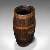 Antique Coopered Barrel Stick Stand, English, Oak, Hallway Portico, Victorian (7 of 12) Antique Coopered Barrel Stick Stand, English, Oak, Hallway Portico, Victorian (7 of 12)