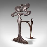 Pair of Antique Andirons, French, Iron, Fire Dogs, Tool Rest, Art Nouveau, 1900 (8 of 12) Pair of Antique Andirons, French, Iron, Fire Dogs, Tool Rest, Art Nouveau, 1900 (8 of 12)