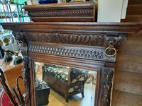 Victorian Gothic Flemish Carved Oak Floor Mirror (3 of 7) Victorian Gothic Flemish Carved Oak Floor Mirror (3 of 7)