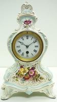 Antique 8 Day Porcelain Mantel Clock Sevres Egg Shell Blue Floral French Mantle Clock (2 of 12) Antique 8 Day Porcelain Mantel Clock Sevres Egg Shell Blue Floral French Mantle Clock (2 of 12)